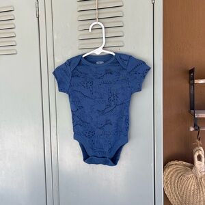 Old Navy Blue Bodysuit feat. Animal design